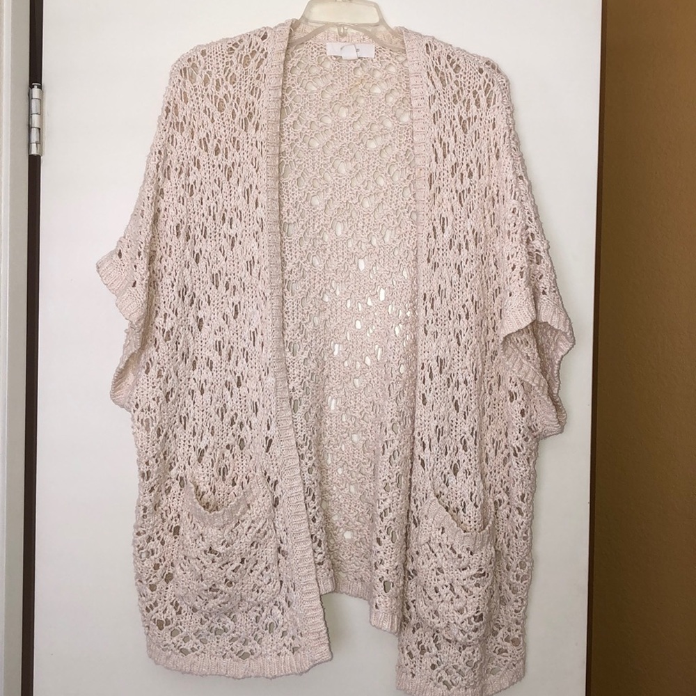 Forever 21 crochet vest